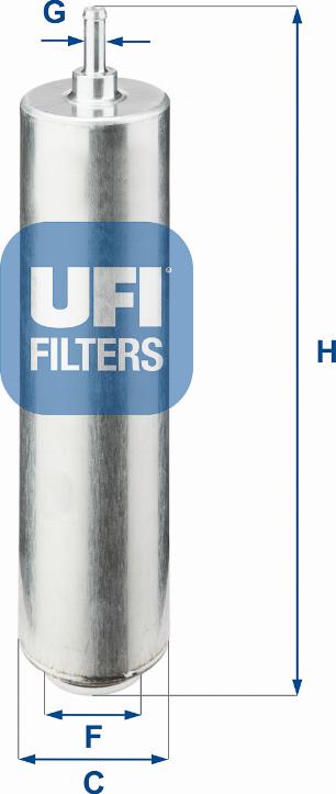 UFI 31.852.00 - Filtre à carburant cwaw.fr