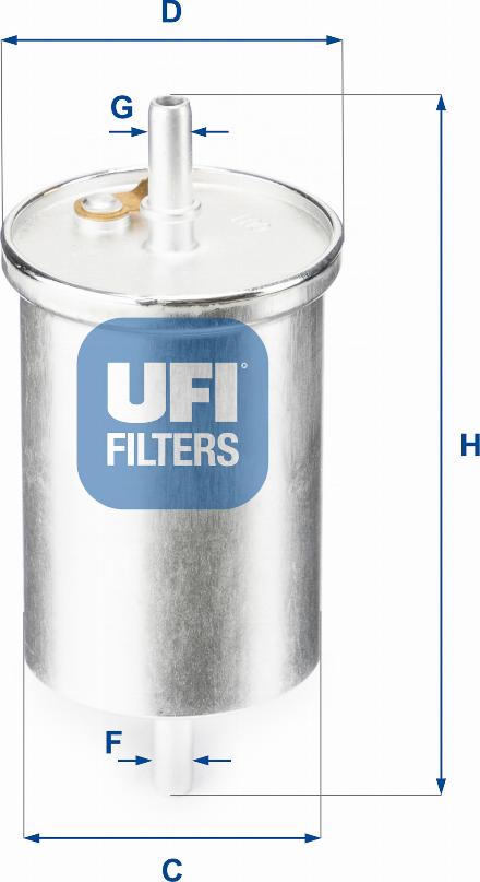 UFI 31.835.00 - Filtre à carburant cwaw.fr