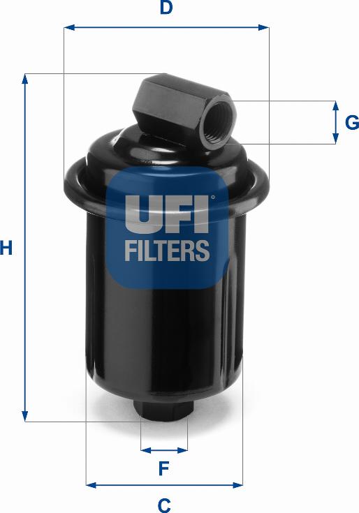 UFI 31.749.00 - Filtre à carburant cwaw.fr