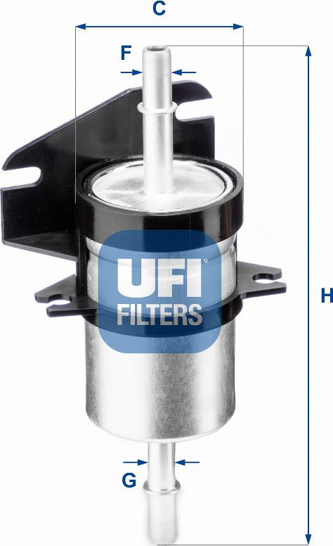 UFI 31.740.00 - Filtre à carburant cwaw.fr