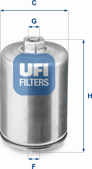 UFI 31.748.00 - Filtre à carburant cwaw.fr