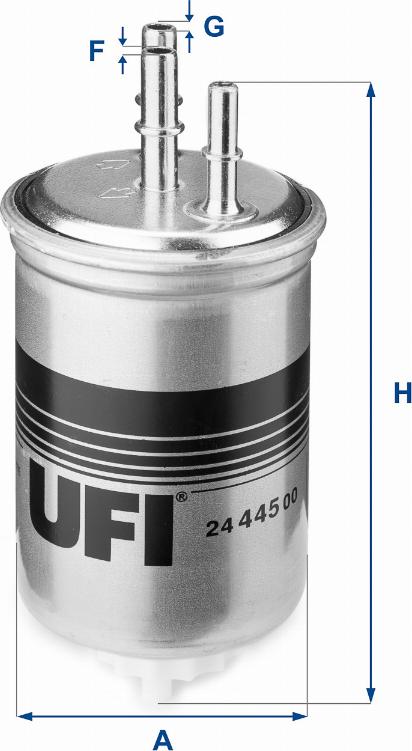 UFI 24.445.00 - Filtre à carburant cwaw.fr