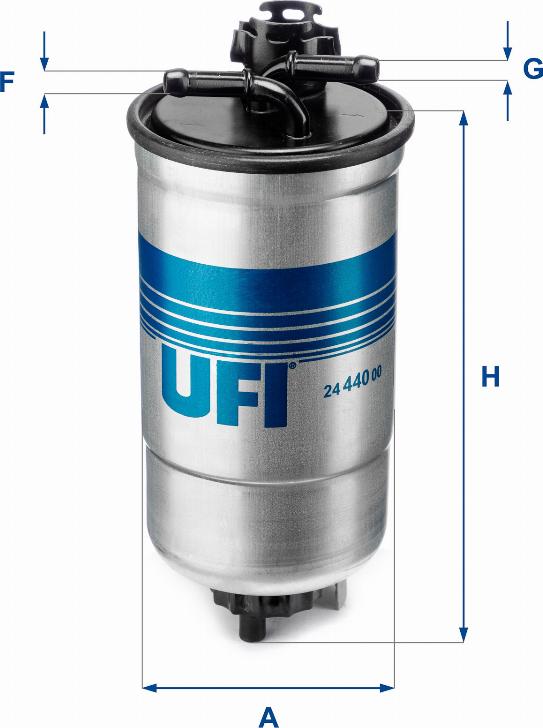 UFI 24.440.00 - Filtre à carburant cwaw.fr