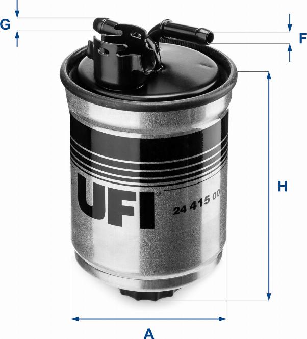 UFI 24.415.00 - Filtre à carburant cwaw.fr