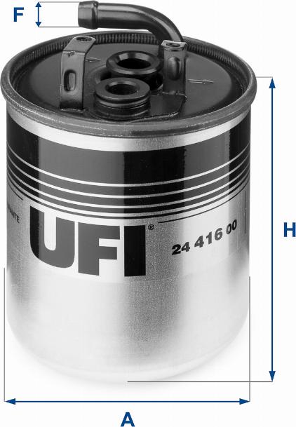 UFI 24.416.00 - Filtre à carburant cwaw.fr