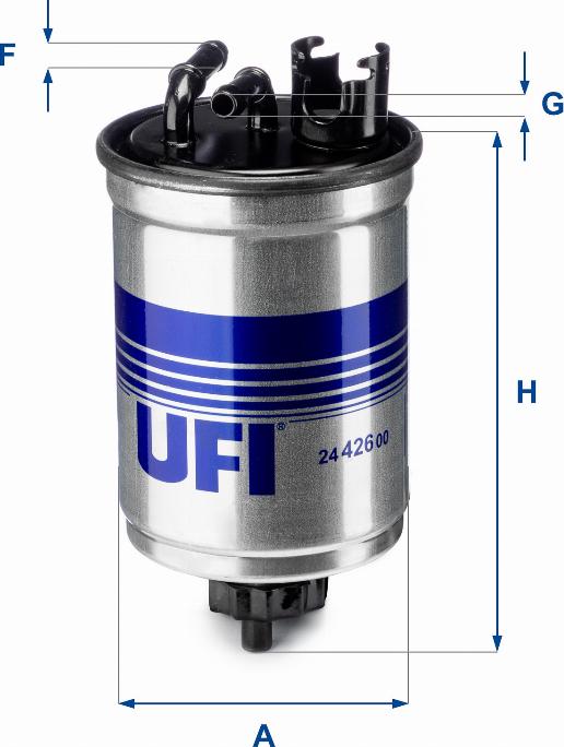 UFI 24.426.00 - Filtre à carburant cwaw.fr