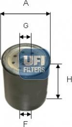 UFI 24.158.00 - Filtre à carburant cwaw.fr