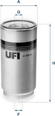 UFI 24.028.00 - Filtre à carburant cwaw.fr