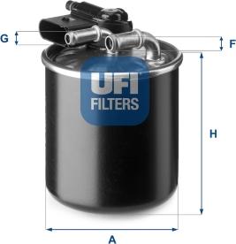 UFI 24.148.00 - Filtre à carburant cwaw.fr