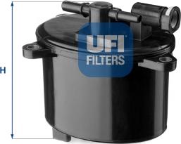 UFI 24.156.00 - Filtre à carburant cwaw.fr