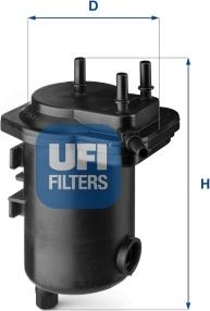 UFI 24.132.00 - Filtre à carburant cwaw.fr