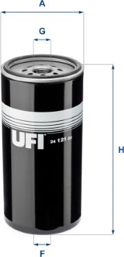 UFI 24.121.00 - Filtre à carburant cwaw.fr