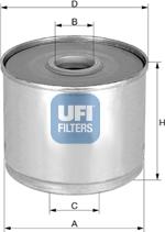 UFI 24.369.00 - Filtre à carburant cwaw.fr