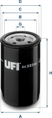 UFI 24.323.00 - Filtre à carburant cwaw.fr