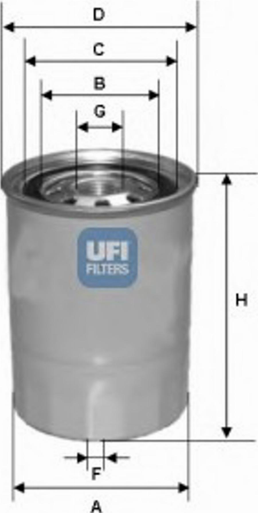 UFI 24.327.00 - Filtre à carburant cwaw.fr