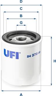 UFI 24.370.00 - Filtre à carburant cwaw.fr