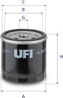 UFI 24.297.00 - Filtre à carburant cwaw.fr