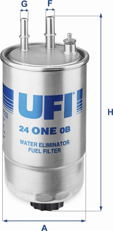 UFI 24.ONE.0B - Filtre à carburant cwaw.fr