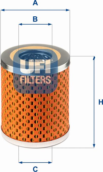 UFI 25.413.00 - Filtre à huile cwaw.fr