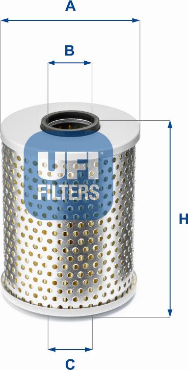 UFI 25.548.00 - Filtre à huile cwaw.fr