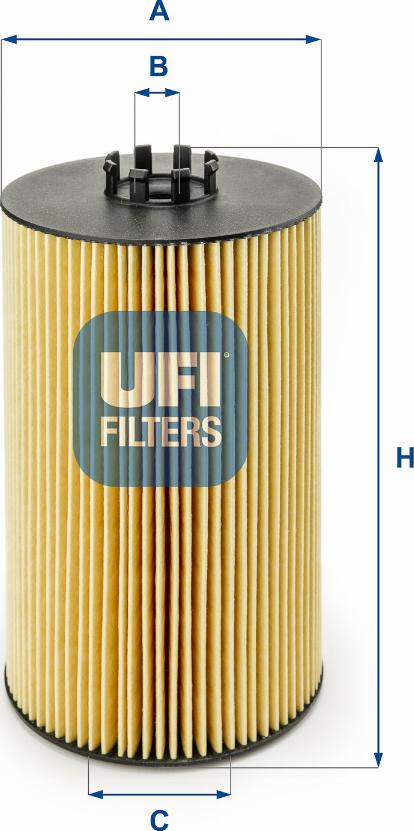 UFI 25.046.00 - Filtre à huile cwaw.fr