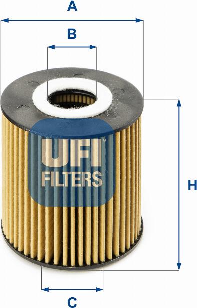 UFI 25.052.00 - Filtre à huile cwaw.fr