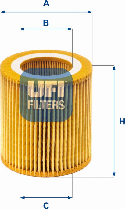 UFI 25.171.00 - Filtre à huile cwaw.fr