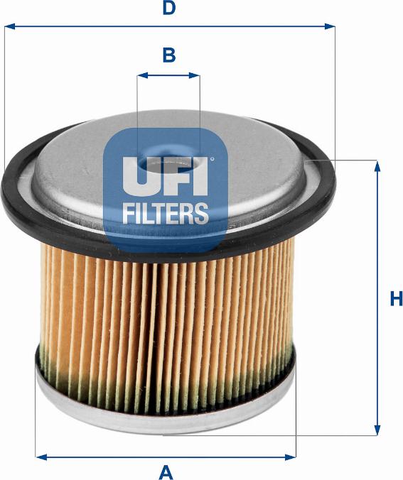 UFI 26.676.00 - Filtre à carburant cwaw.fr