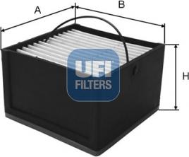 UFI 26.063.00 - Filtre à carburant cwaw.fr