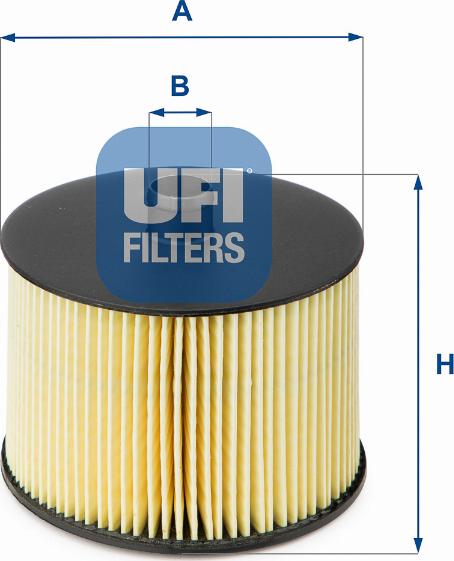 UFI 26.022.00 - Filtre à carburant cwaw.fr