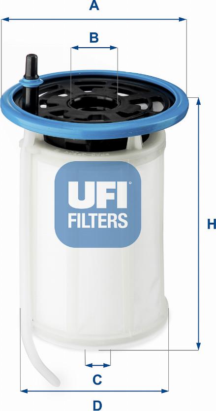 UFI 26.079.00 - Filtre à carburant cwaw.fr