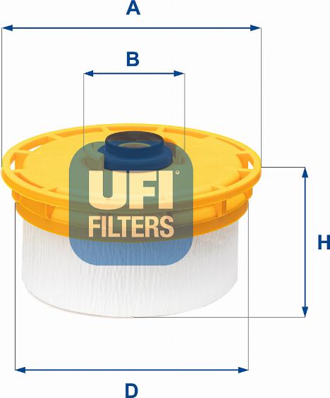 UFI 26.138.00 - Filtre à carburant cwaw.fr