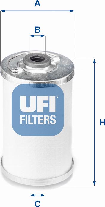 UFI 21.050.00 - Filtre à carburant cwaw.fr