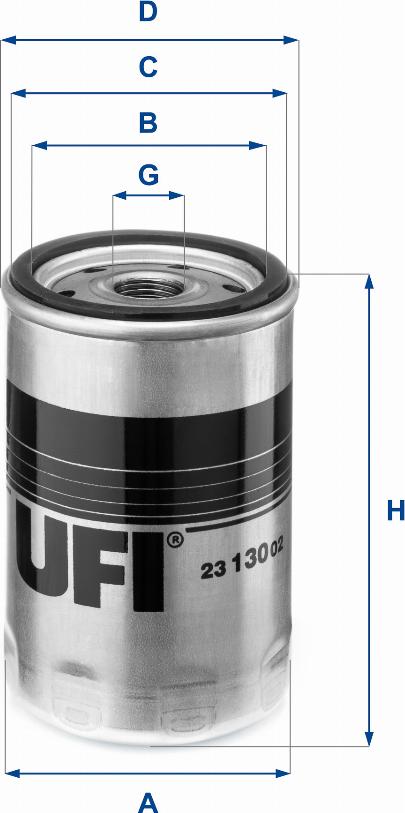 UFI 23.130.02 - Filtre à huile cwaw.fr