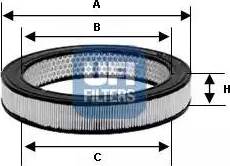 UFI 27.096.00 - Filtre à air cwaw.fr