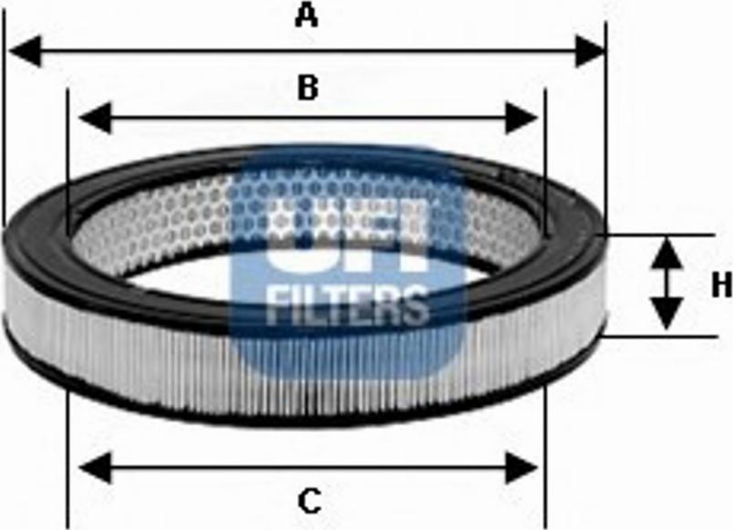 UFI 27.744.00 - Filtre à air cwaw.fr