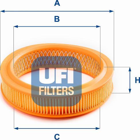 UFI 27.728.00 - Filtre à air cwaw.fr