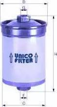 Unico Filter FI 8172/1 - Filtre à carburant cwaw.fr