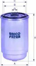 Unico Filter FI 8186/1 - Filtre à carburant cwaw.fr