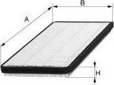 Uniflux Filters XC53 - Filtre, air de l'habitacle cwaw.fr