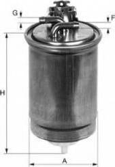 Uniflux Filters XN46 - Filtre à carburant cwaw.fr