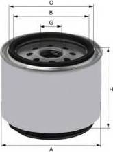 Uniflux Filters XP170 - Filtre à carburant cwaw.fr