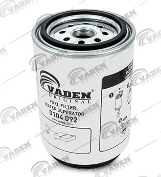 VADEN ORIGINAL 0104 092 - Couvercle, filtre à carburant cwaw.fr