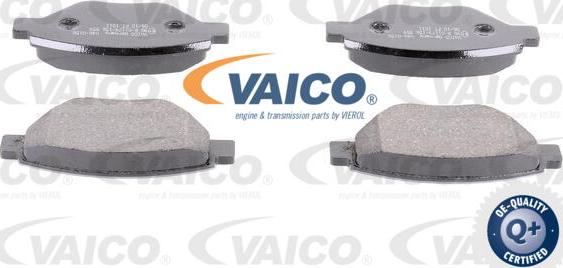 VAICO V46-0158 - Kit de plaquettes de frein, frein à disque cwaw.fr