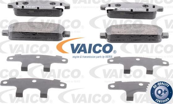 VAICO V40-0682 - Kit de plaquettes de frein, frein à disque cwaw.fr