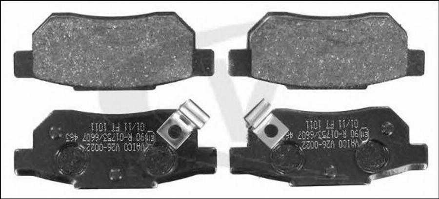 VAICO V26-0022 - Kit de plaquettes de frein, frein à disque cwaw.fr