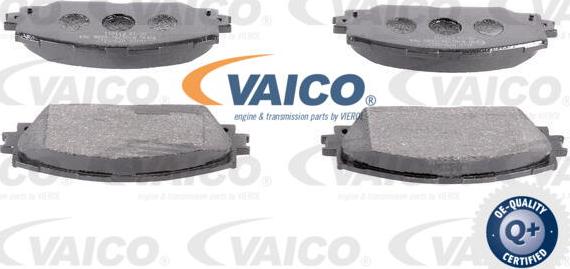 VAICO V70-0217 - Kit de plaquettes de frein, frein à disque cwaw.fr