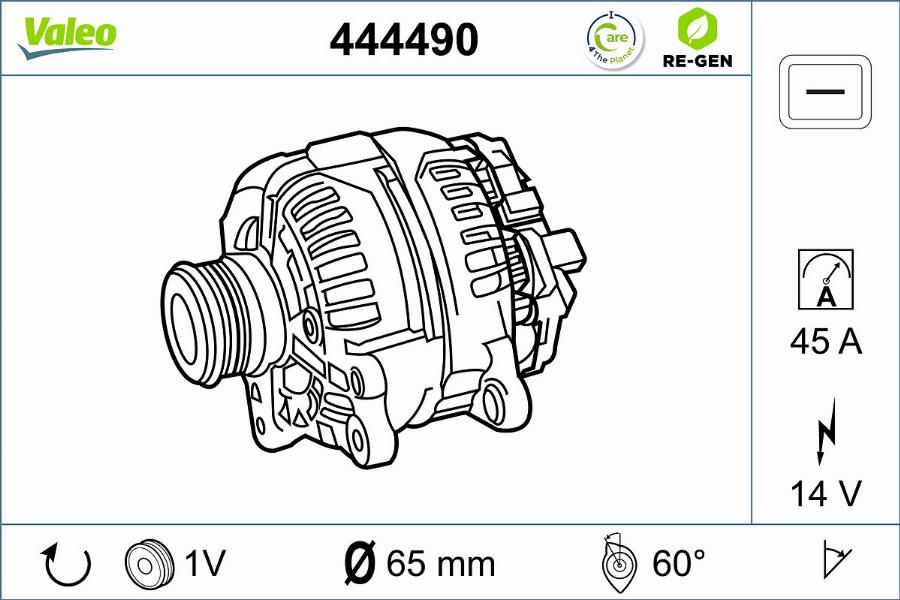 Valeo 444490 - Alternateur cwaw.fr