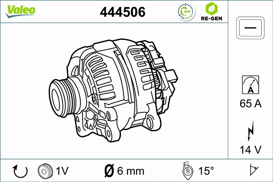 Valeo 444506 - Alternateur cwaw.fr