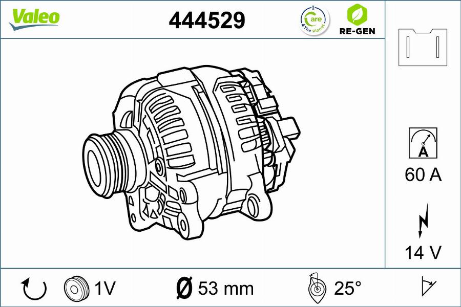 Valeo 444529 - Alternateur cwaw.fr